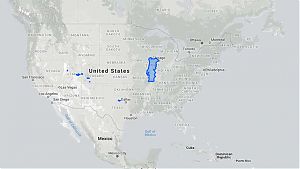 portugal size vs. US map